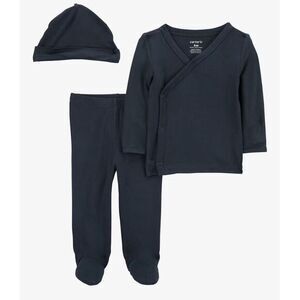 NEW Carters Purelysoft‎ Baby Boy Clothes 9 Months Pants Shirt Hat 3 PC Set Cute